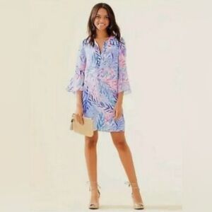 Lilly Pulitzer Elenora Silk Dress Size XL